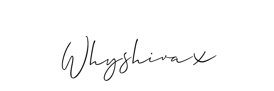 Whyshivax stylish signature style. Best Handwritten Sign (Allison_Script) for my name. Handwritten Signature Collection Ideas for my name Whyshivax. Whyshivax signature style 2 images and pictures png