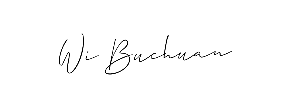 Here are the top 10 professional signature styles for the name Wi Buchuan. These are the best autograph styles you can use for your name. Wi Buchuan signature style 2 images and pictures png