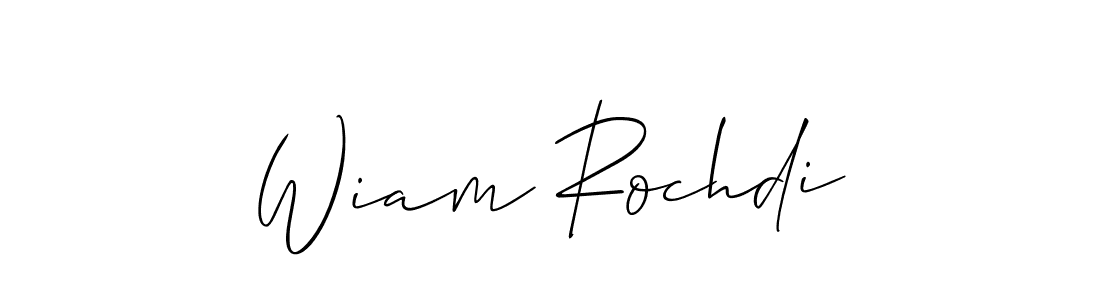 See photos of Wiam Rochdi official signature by Spectra . Check more albums & portfolios. Read reviews & check more about Allison_Script font. Wiam Rochdi signature style 2 images and pictures png