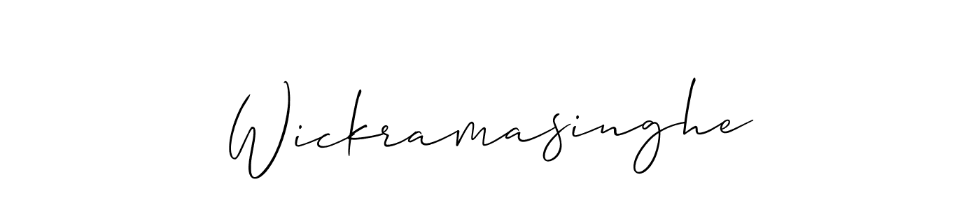 Best and Professional Signature Style for Wickramasinghe. Allison_Script Best Signature Style Collection. Wickramasinghe signature style 2 images and pictures png