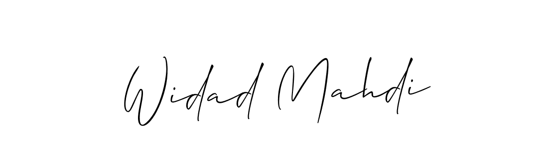 Check out images of Autograph of Widad Mahdi name. Actor Widad Mahdi Signature Style. Allison_Script is a professional sign style online. Widad Mahdi signature style 2 images and pictures png