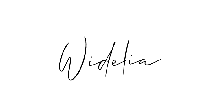 It looks lik you need a new signature style for name Widelia. Design unique handwritten (Allison_Script) signature with our free signature maker in just a few clicks. Widelia signature style 2 images and pictures png