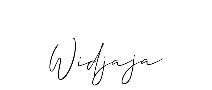 Make a beautiful signature design for name Widjaja. With this signature (Allison_Script) style, you can create a handwritten signature for free. Widjaja signature style 2 images and pictures png