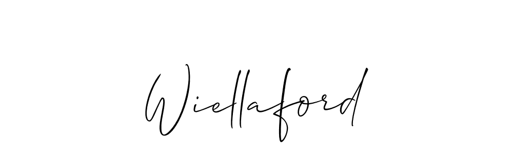 Use a signature maker to create a handwritten signature online. With this signature software, you can design (Allison_Script) your own signature for name Wiellaford. Wiellaford signature style 2 images and pictures png