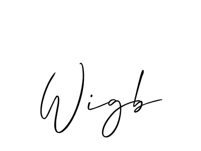 This is the best signature style for the Wigb name. Also you like these signature font (Allison_Script). Mix name signature. Wigb signature style 2 images and pictures png