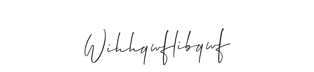 You can use this online signature creator to create a handwritten signature for the name Wihhqwflibqwf. This is the best online autograph maker. Wihhqwflibqwf signature style 2 images and pictures png