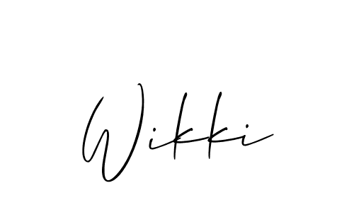 Similarly Allison_Script is the best handwritten signature design. Signature creator online .You can use it as an online autograph creator for name Wikki. Wikki signature style 2 images and pictures png