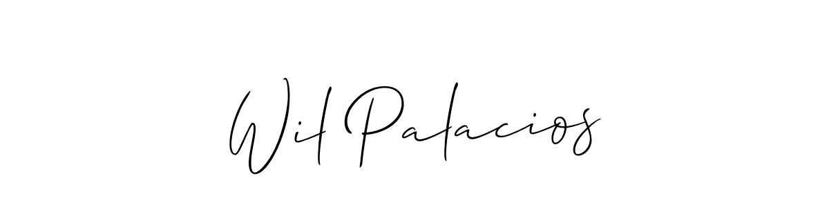 Make a beautiful signature design for name Wil Palacios. Use this online signature maker to create a handwritten signature for free. Wil Palacios signature style 2 images and pictures png