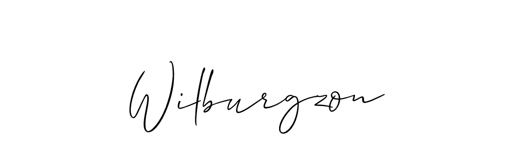 Use a signature maker to create a handwritten signature online. With this signature software, you can design (Allison_Script) your own signature for name Wilburgzon. Wilburgzon signature style 2 images and pictures png