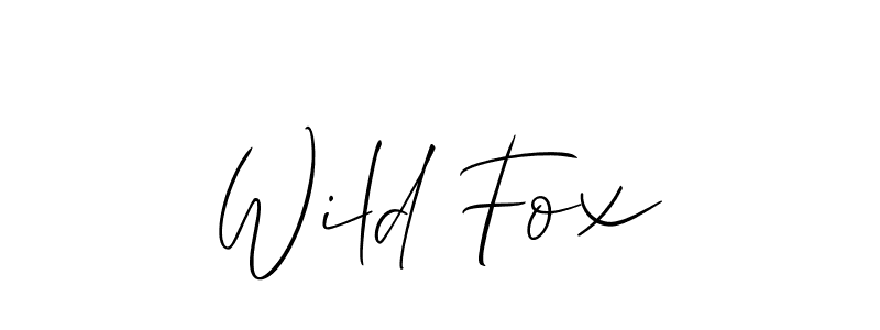 if you are searching for the best signature style for your name Wild Fox. so please give up your signature search. here we have designed multiple signature styles  using Allison_Script. Wild Fox signature style 2 images and pictures png