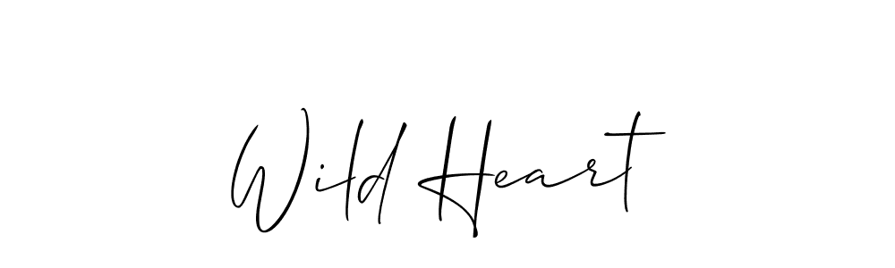 Also You can easily find your signature by using the search form. We will create Wild Heart name handwritten signature images for you free of cost using Allison_Script sign style. Wild Heart signature style 2 images and pictures png