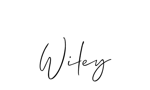 if you are searching for the best signature style for your name Wiley. so please give up your signature search. here we have designed multiple signature styles  using Allison_Script. Wiley signature style 2 images and pictures png
