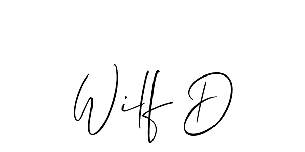 Once you've used our free online signature maker to create your best signature Allison_Script style, it's time to enjoy all of the benefits that Wilf D name signing documents. Wilf D signature style 2 images and pictures png
