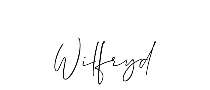 Design your own signature with our free online signature maker. With this signature software, you can create a handwritten (Allison_Script) signature for name Wilfryd. Wilfryd signature style 2 images and pictures png