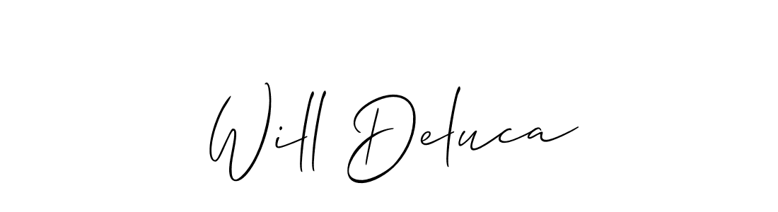 See photos of Will Deluca official signature by Spectra . Check more albums & portfolios. Read reviews & check more about Allison_Script font. Will Deluca signature style 2 images and pictures png