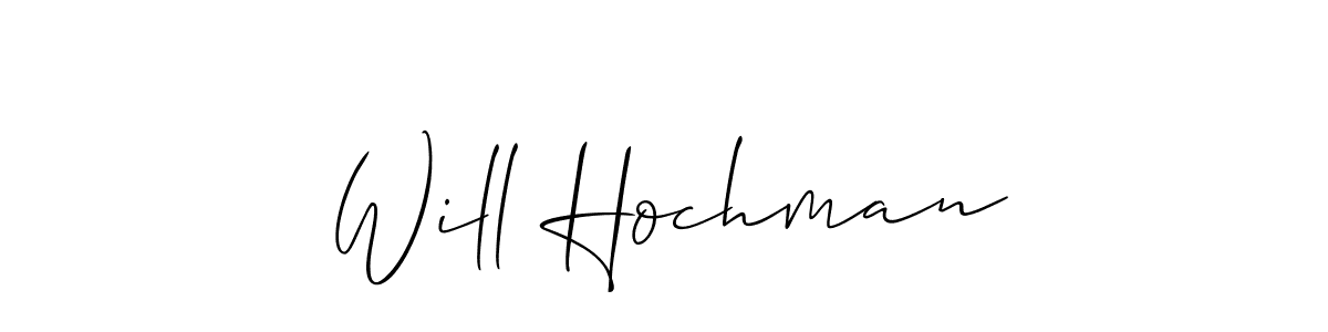 It looks lik you need a new signature style for name Will Hochman. Design unique handwritten (Allison_Script) signature with our free signature maker in just a few clicks. Will Hochman signature style 2 images and pictures png