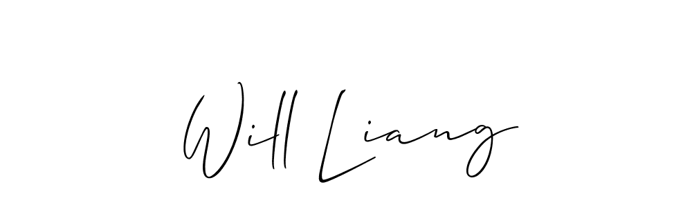 This is the best signature style for the Will Liang name. Also you like these signature font (Allison_Script). Mix name signature. Will Liang signature style 2 images and pictures png