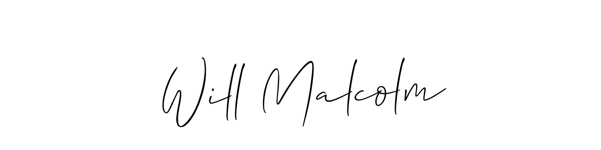 Also we have Will Malcolm name is the best signature style. Create professional handwritten signature collection using Allison_Script autograph style. Will Malcolm signature style 2 images and pictures png