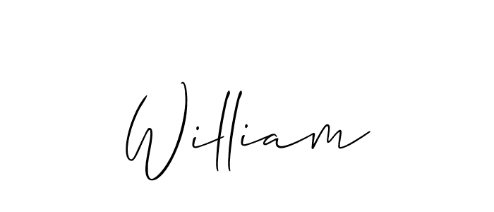 You should practise on your own different ways (Allison_Script) to write your name (William) in signature. don't let someone else do it for you. William signature style 2 images and pictures png