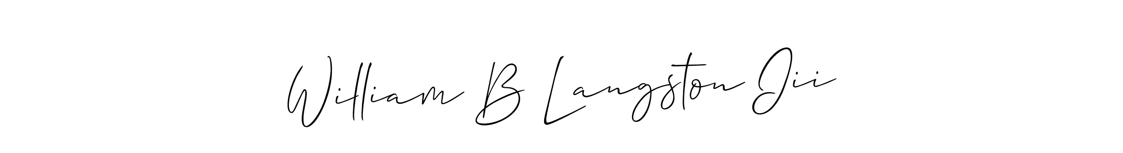 You can use this online signature creator to create a handwritten signature for the name William B Langston Iii. This is the best online autograph maker. William B Langston Iii signature style 2 images and pictures png