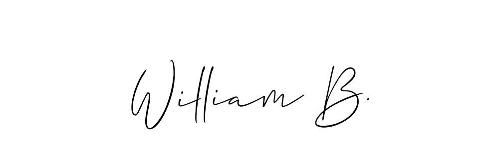 Best and Professional Signature Style for William B.. Allison_Script Best Signature Style Collection. William B. signature style 2 images and pictures png