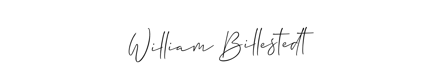 Check out images of Autograph of William Billestedt name. Actor William Billestedt Signature Style. Allison_Script is a professional sign style online. William Billestedt signature style 2 images and pictures png