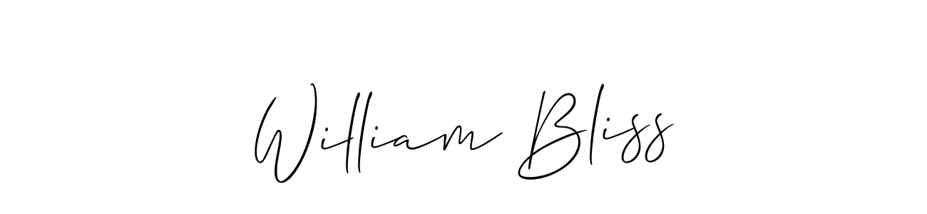 Once you've used our free online signature maker to create your best signature Allison_Script style, it's time to enjoy all of the benefits that William Bliss name signing documents. William Bliss signature style 2 images and pictures png