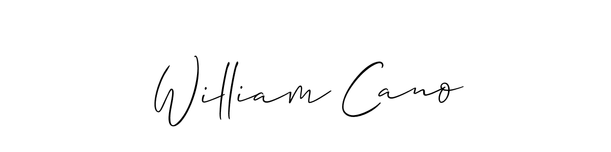 Best and Professional Signature Style for William Cano. Allison_Script Best Signature Style Collection. William Cano signature style 2 images and pictures png