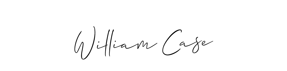 It looks lik you need a new signature style for name William Case. Design unique handwritten (Allison_Script) signature with our free signature maker in just a few clicks. William Case signature style 2 images and pictures png