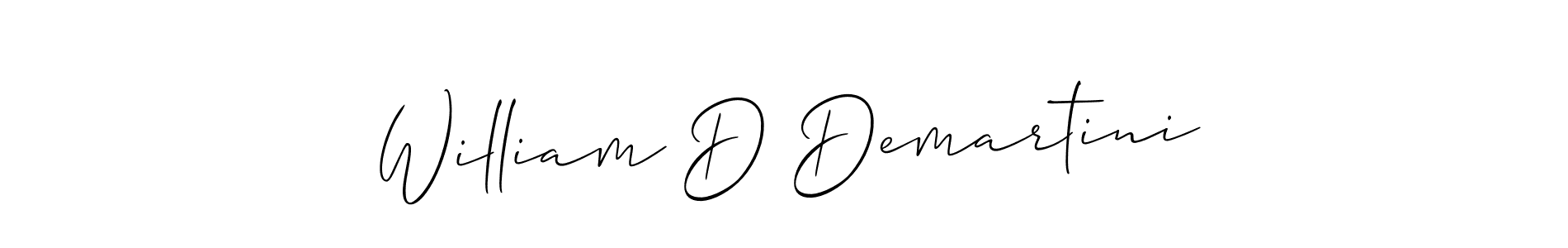 How to Draw William D Demartini signature style? Allison_Script is a latest design signature styles for name William D Demartini. William D Demartini signature style 2 images and pictures png