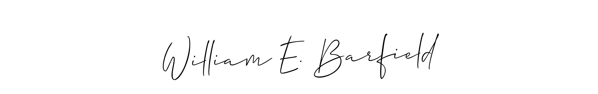 Here are the top 10 professional signature styles for the name William E. Barfield. These are the best autograph styles you can use for your name. William E. Barfield signature style 2 images and pictures png
