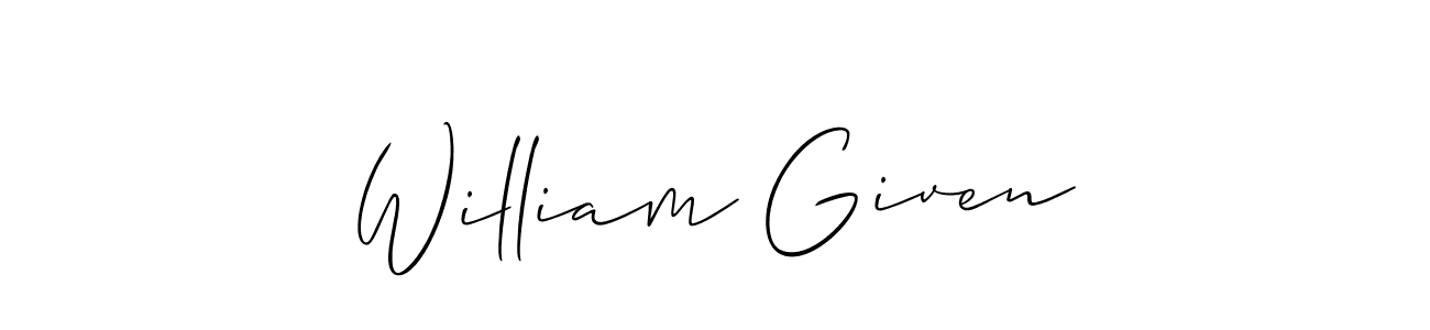 Once you've used our free online signature maker to create your best signature Allison_Script style, it's time to enjoy all of the benefits that William Given name signing documents. William Given signature style 2 images and pictures png