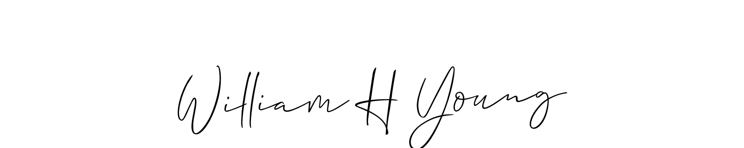 Here are the top 10 professional signature styles for the name William H Young. These are the best autograph styles you can use for your name. William H Young signature style 2 images and pictures png