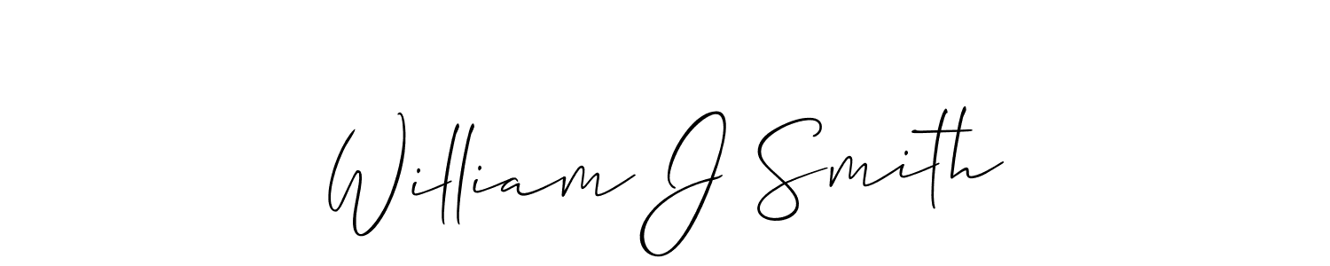 Also we have William J Smith name is the best signature style. Create professional handwritten signature collection using Allison_Script autograph style. William J Smith signature style 2 images and pictures png