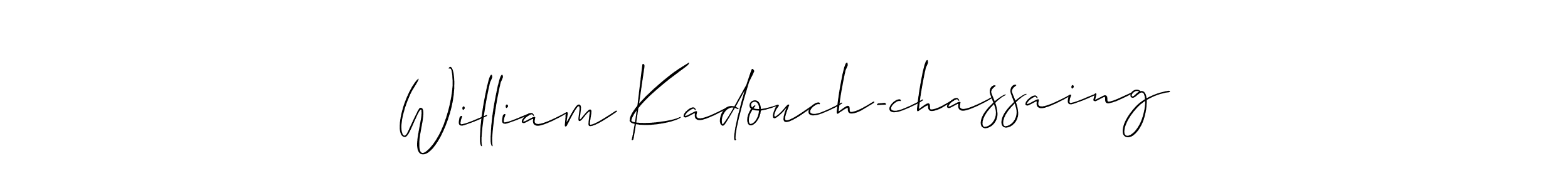 Check out images of Autograph of William Kadouch-chassaing name. Actor William Kadouch-chassaing Signature Style. Allison_Script is a professional sign style online. William Kadouch-chassaing signature style 2 images and pictures png