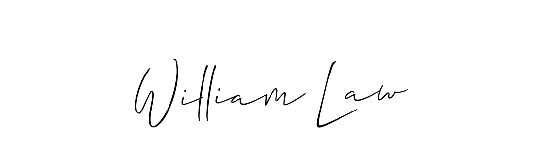Also we have William Law name is the best signature style. Create professional handwritten signature collection using Allison_Script autograph style. William Law signature style 2 images and pictures png