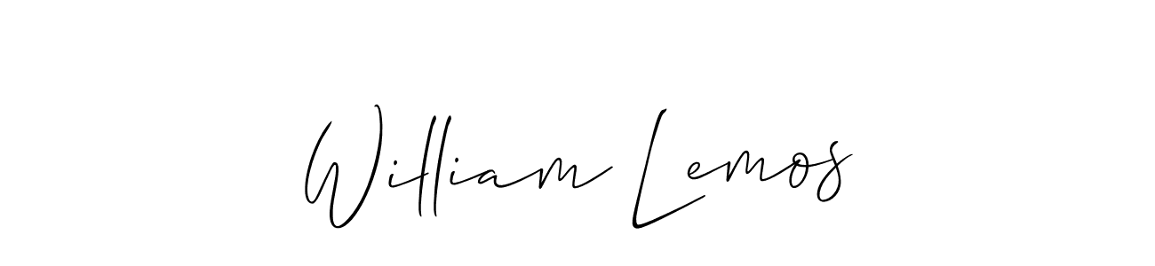 Similarly Allison_Script is the best handwritten signature design. Signature creator online .You can use it as an online autograph creator for name William Lemos. William Lemos signature style 2 images and pictures png