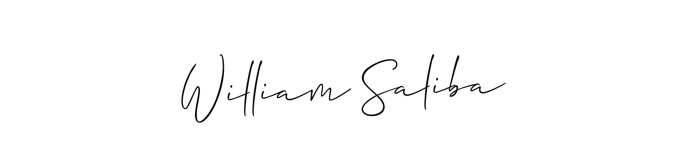 Also we have William Saliba name is the best signature style. Create professional handwritten signature collection using Allison_Script autograph style. William Saliba signature style 2 images and pictures png