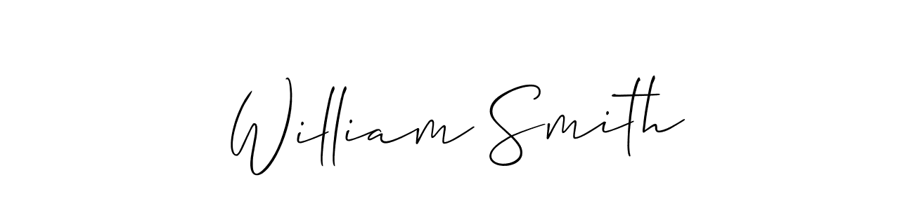 It looks lik you need a new signature style for name William Smith. Design unique handwritten (Allison_Script) signature with our free signature maker in just a few clicks. William Smith signature style 2 images and pictures png