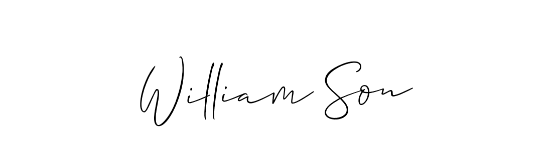 It looks lik you need a new signature style for name William Son. Design unique handwritten (Allison_Script) signature with our free signature maker in just a few clicks. William Son signature style 2 images and pictures png