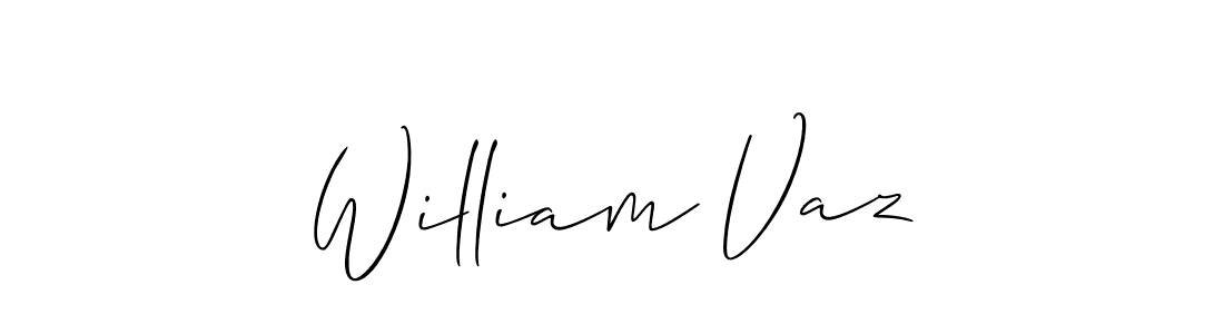 Also we have William Vaz name is the best signature style. Create professional handwritten signature collection using Allison_Script autograph style. William Vaz signature style 2 images and pictures png