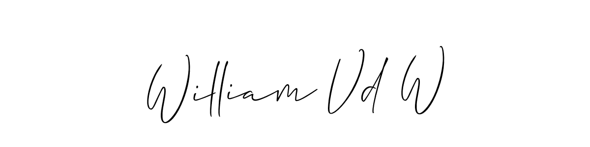 See photos of William Vd W official signature by Spectra . Check more albums & portfolios. Read reviews & check more about Allison_Script font. William Vd W signature style 2 images and pictures png