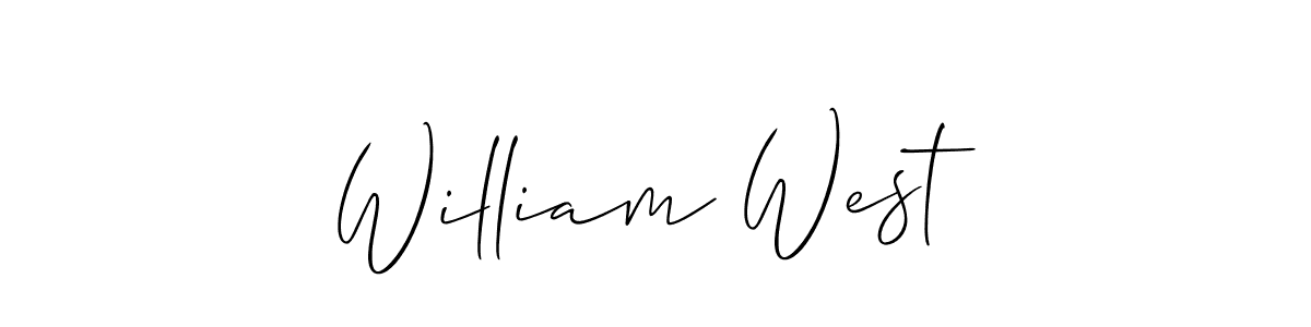 Best and Professional Signature Style for William West. Allison_Script Best Signature Style Collection. William West signature style 2 images and pictures png