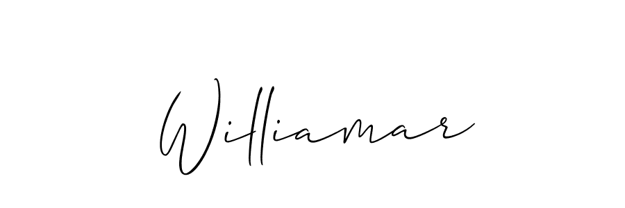 Once you've used our free online signature maker to create your best signature Allison_Script style, it's time to enjoy all of the benefits that Williamar name signing documents. Williamar signature style 2 images and pictures png
