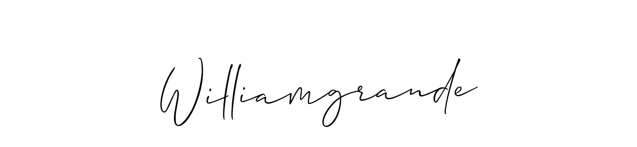 Here are the top 10 professional signature styles for the name Williamgrande. These are the best autograph styles you can use for your name. Williamgrande signature style 2 images and pictures png