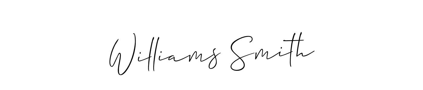 Here are the top 10 professional signature styles for the name Williams Smith. These are the best autograph styles you can use for your name. Williams Smith signature style 2 images and pictures png