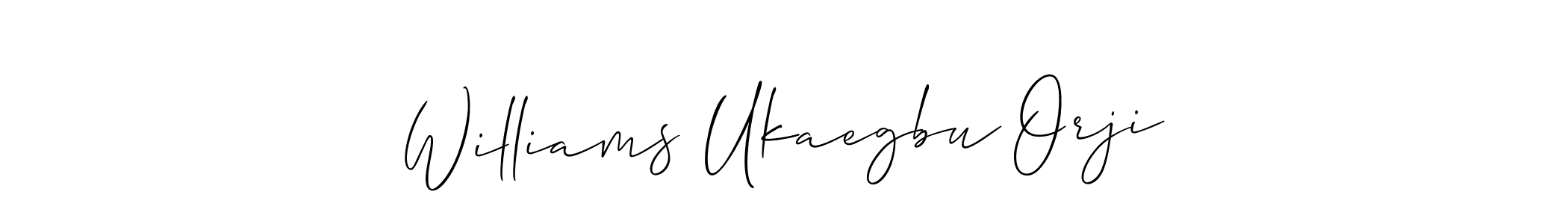 Check out images of Autograph of Williams Ukaegbu Orji name. Actor Williams Ukaegbu Orji Signature Style. Allison_Script is a professional sign style online. Williams Ukaegbu Orji signature style 2 images and pictures png