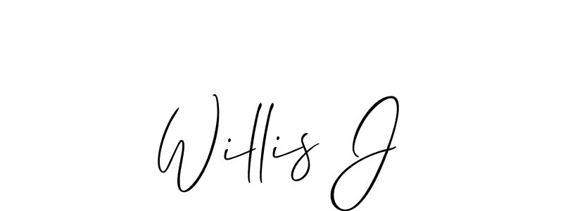 How to Draw Willis J signature style? Allison_Script is a latest design signature styles for name Willis J. Willis J signature style 2 images and pictures png