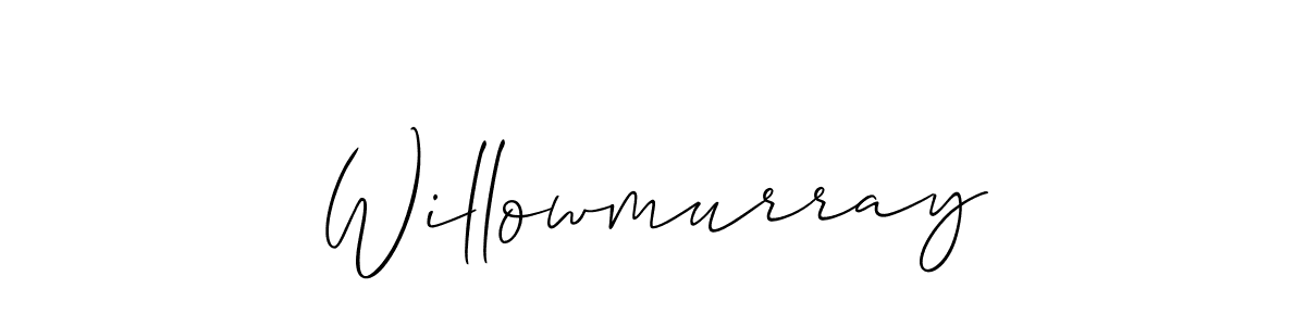 How to Draw Willowmurray signature style? Allison_Script is a latest design signature styles for name Willowmurray. Willowmurray signature style 2 images and pictures png