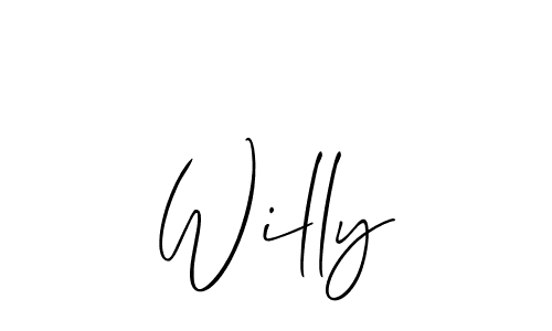 How to make Willy signature? Allison_Script is a professional autograph style. Create handwritten signature for Willy name. Willy signature style 2 images and pictures png